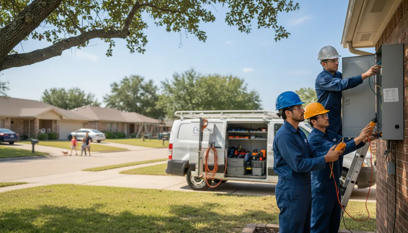 Certified electrician providing emergency electrical services in Halstad, MN